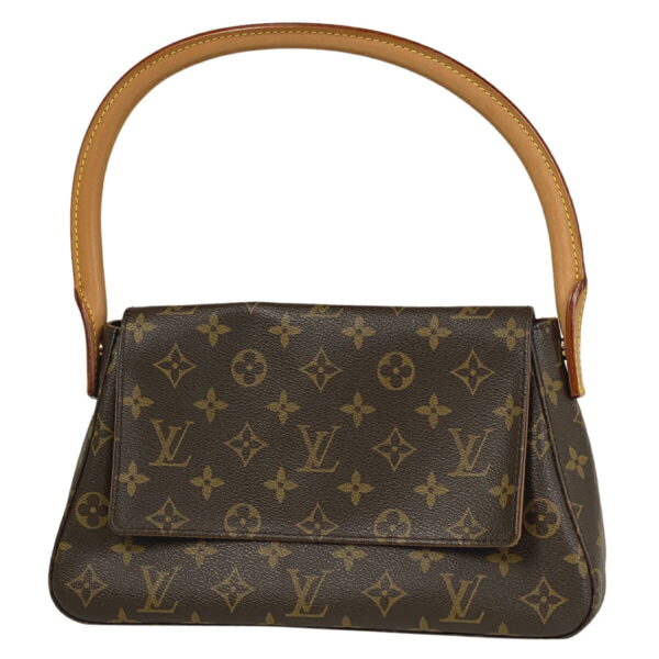 1000048333435 11 Louis Vuitton Mini Looping Shoulder Bag Monogram Brown