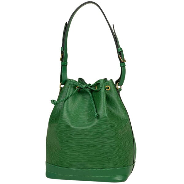 1000048423587 11 Louis Vuitton Noe Shoulder Drawstring Bag Epi Borneo Green