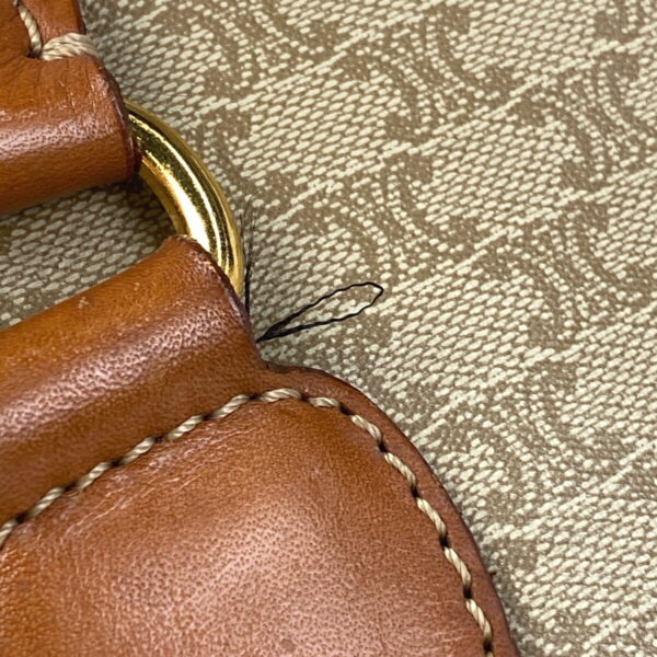 1000048561753 14 Celine Macadam Pattern All Over Handbag Beige Brown