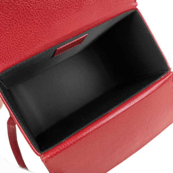 1000048576757 16 Christian Dior Cannage Leather Vanity Pouch Red