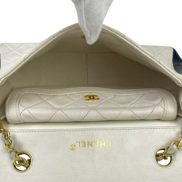 1000048712438 24 CHANEL Matelasse Single Flap Bicolor Leather Shoulder Bag Blue White