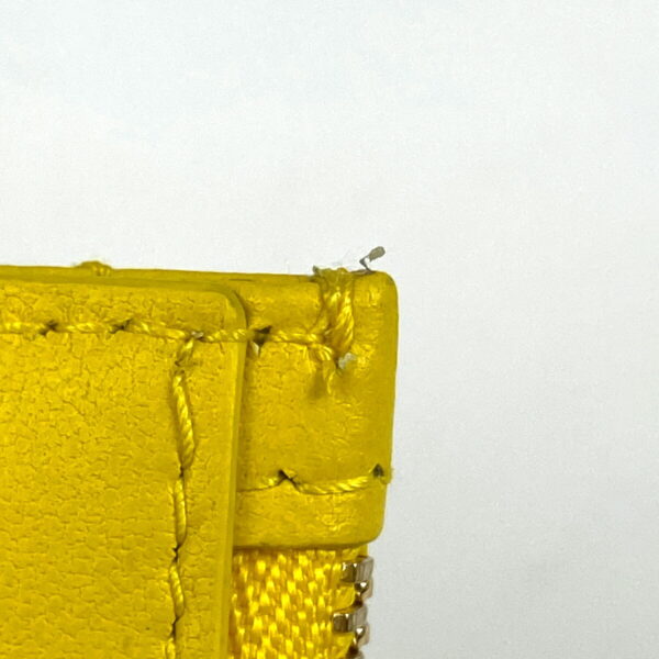 1000048839371 13 Christian Dior Cannage Leather Card Case Yellow