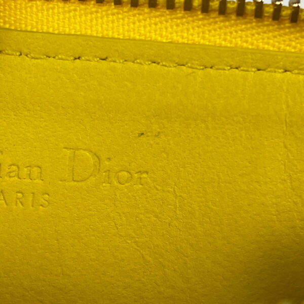 1000048839371 15 Christian Dior Cannage Leather Card Case Yellow