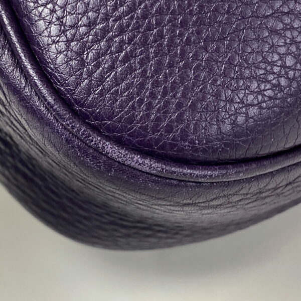 1000048856422 13 Gucci Jackie Line Shoulder Bag Leather Purple