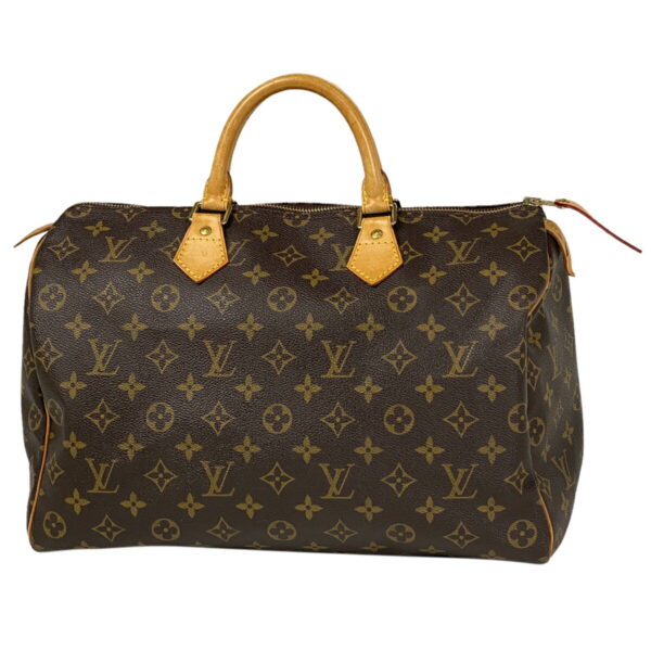 1000049133256 11 Louis Vuitton Speedy 35 Bag Monogram Brown