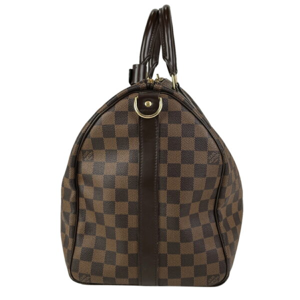 1000049243559 12 Louis Vuitton Keepall Bandouliere 45 2way Bag Damier Brown