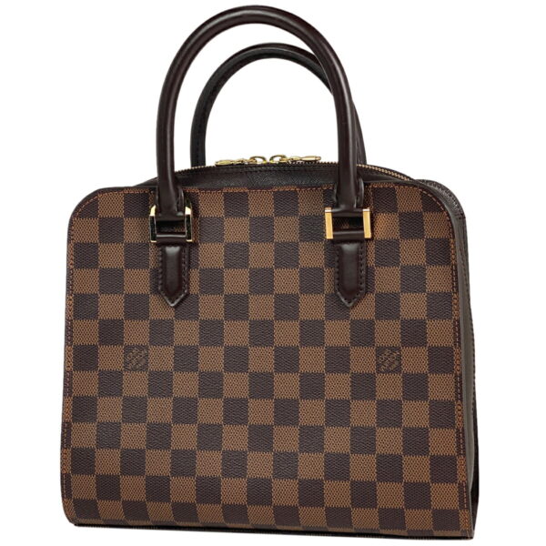 1000049249742 11 Louis Vuitton Triana Handbag Damier Brown