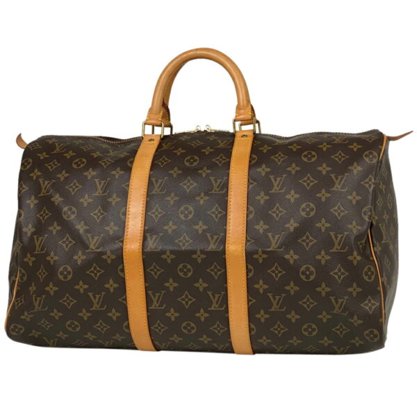 1000049456522 11 Louis Vuitton Keepall 50 Bag Monogram Brown