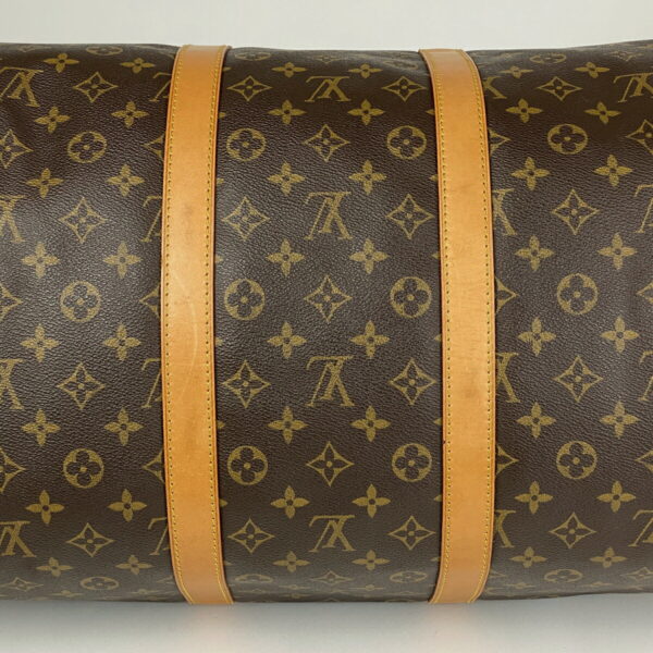 1000049460338 12 Louis Vuitton Keepall 55 Bag Monogram Brown