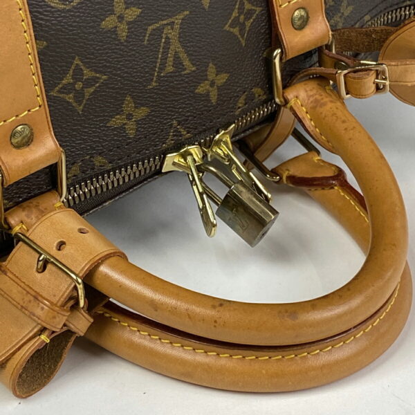 1000049460338 15 Louis Vuitton Keepall 55 Bag Monogram Brown