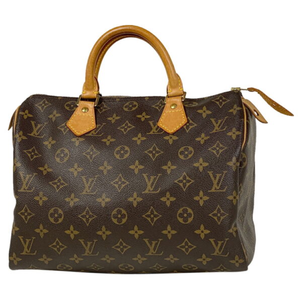 1000049935720 11 Louis Vuitton Speedy 30 Bag Monogram Brown