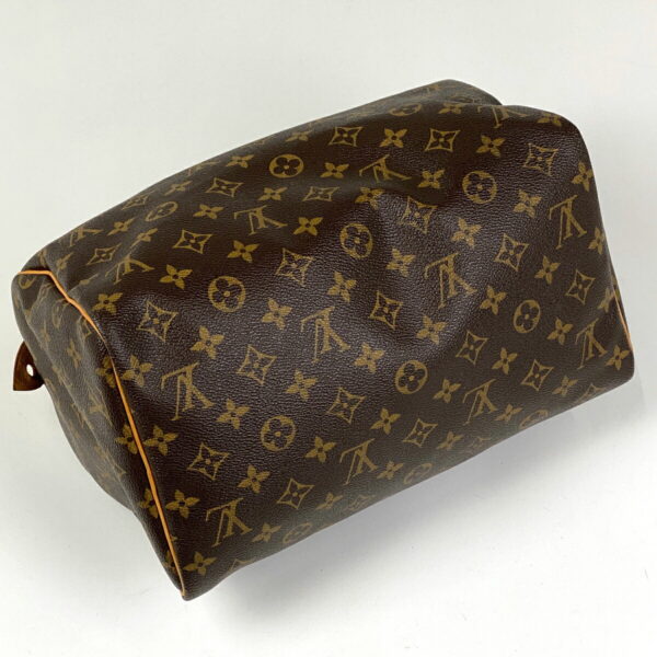 1000049935720 12 Louis Vuitton Speedy 30 Bag Monogram Brown