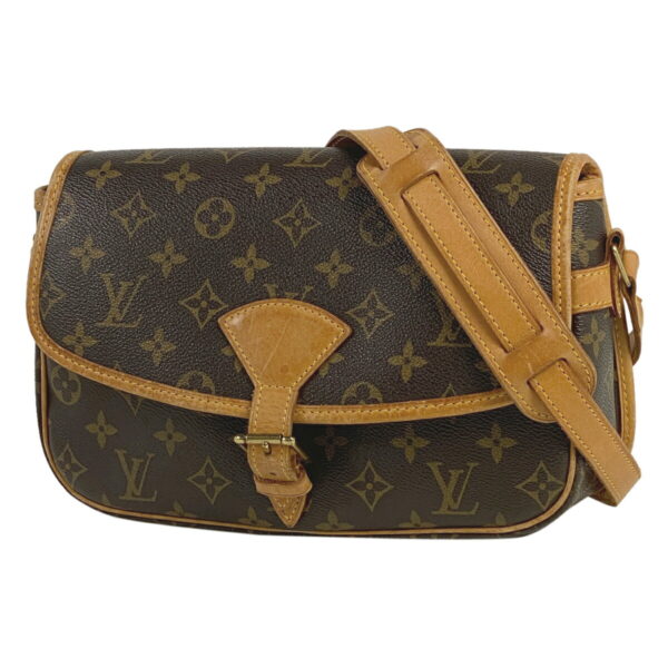 1000050102609 11 Louis Vuitton Sologne Crossbody Shoulder Bag Monogram Brown