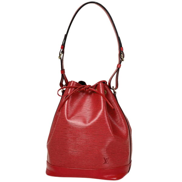 1000050111465 11 Louis Vuitton Noe Drawstring Shoulder Bag Epi Castilian Red