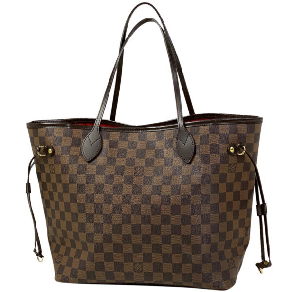 1000050118907 11 Louis Vuitton Neverfull MM Tote Bag Damier Brown