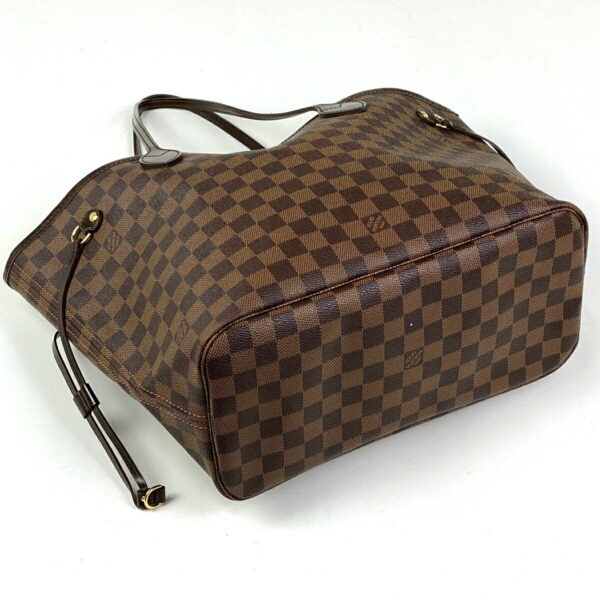 1000050118907 12 Louis Vuitton Neverfull MM Tote Bag Damier Brown