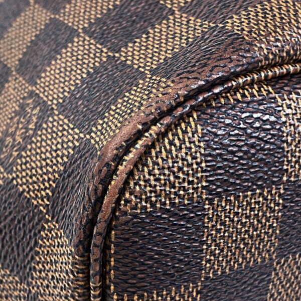 1000050118907 13 Louis Vuitton Neverfull MM Tote Bag Damier Brown