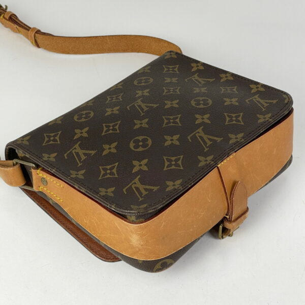 1000050263256 12 Louis Vuitton Cartesiere 22 Crossbody Shoulder Bag Monogram Brown