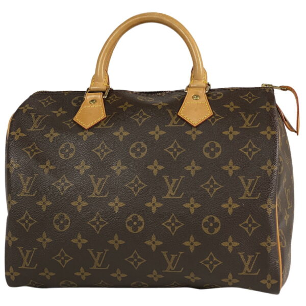 1000050434144 11 Louis Vuitton Speedy 30 Bag Monogram Brown