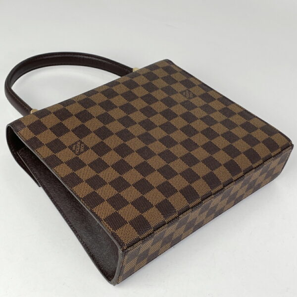 1000050717322 12 Louis Vuitton Malsherbe Handbag Damier Brown