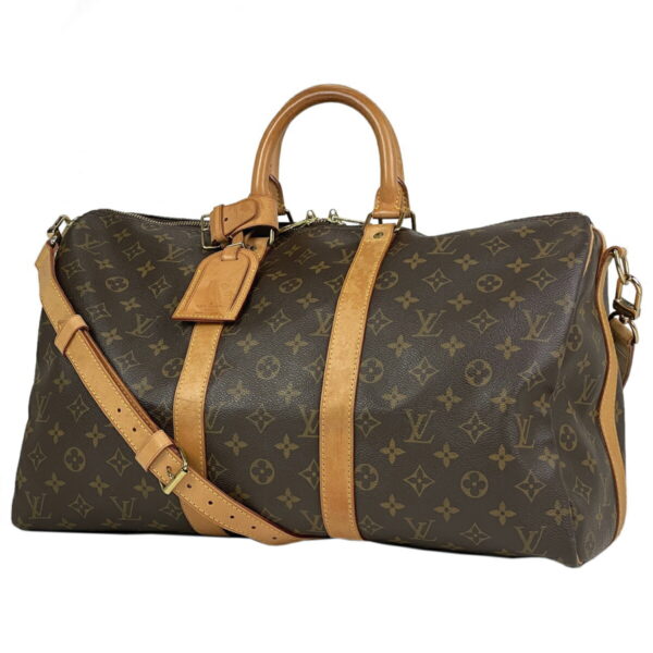 1000050717919 11 Louis Vuitton Keepall Bandouliere 45 2way Bag Monogram Brown