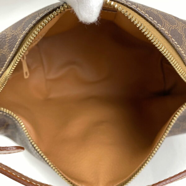 1000051232558 15 Celine Macadam Pattern Pouch Handbag Brown