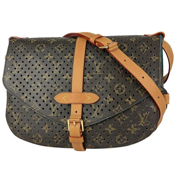 1000051306068 11 Louis Vuitton Saumur Cruise Shoulder Bag Monogram Perfot Brown