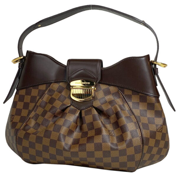 1000051470899 11 Louis Vuitton Sistine MM Shoulder Bag Damier Brown