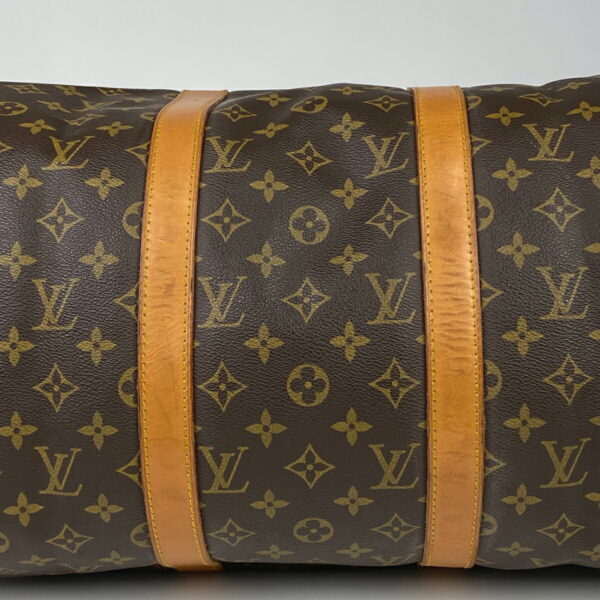 1000051483677 12 Louis Vuitton Keepall Bandouliere 50 Bag Monogram Brown