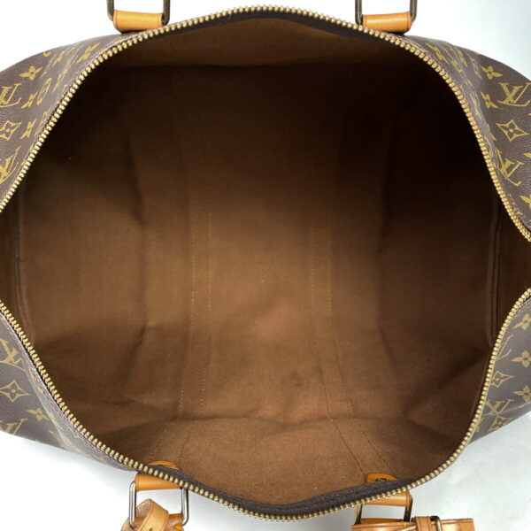 1000051483677 18 Louis Vuitton Keepall Bandouliere 50 Bag Monogram Brown