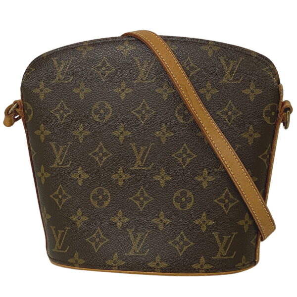 1000051554063 11 Louis Vuitton Drouot Crossbody Shoulder Bag Monogram Brown