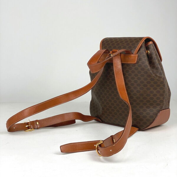 1000051554117 12 Celine Macadam Pattern Rucksack Backpack Brown