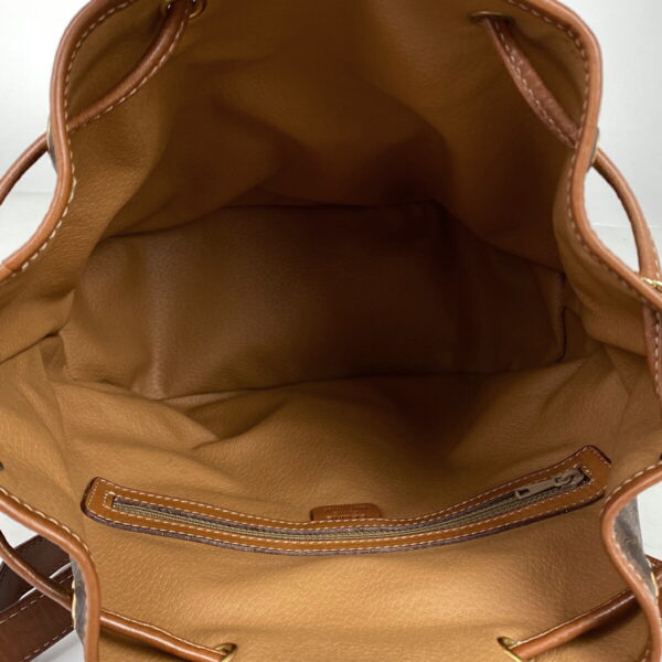 1000051554117 17 Celine Macadam Pattern Rucksack Backpack Brown