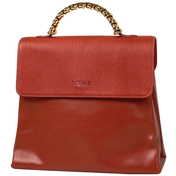 1000051845666 11 Loewe Velasquez 2Way Shoulder Bag Leather Red