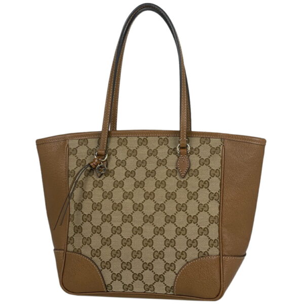 1000051978111 11 Gucci GG Pattern Tote Bag GG Canvas Beige Brown