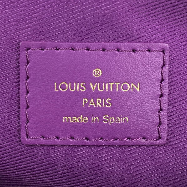 1000052750167 22 Louis Vuitton Flat Messenger Clutch Pouch Monogram Brown Purple