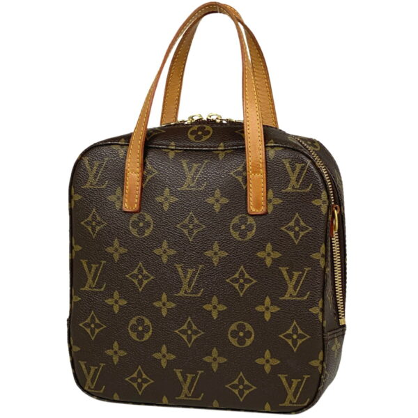 1000055612837 11 Louis Vuitton Spontini Handbag Monogram Brown