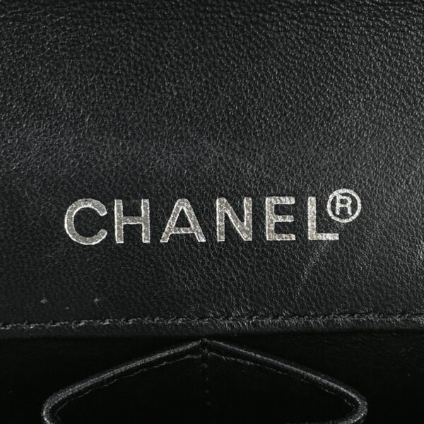 1000055890884 23 CHANEL Camellia Chain Patent Leather Shoulder Bag Black