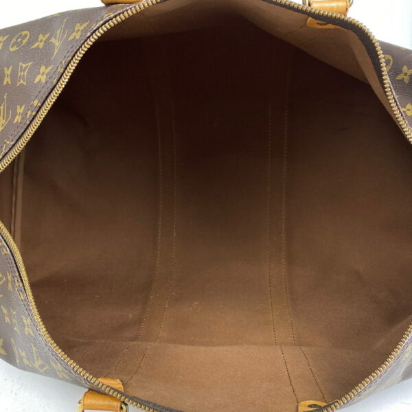 1000056240909 17 Louis Vuitton Keepall 50 Bag Monogram Brown