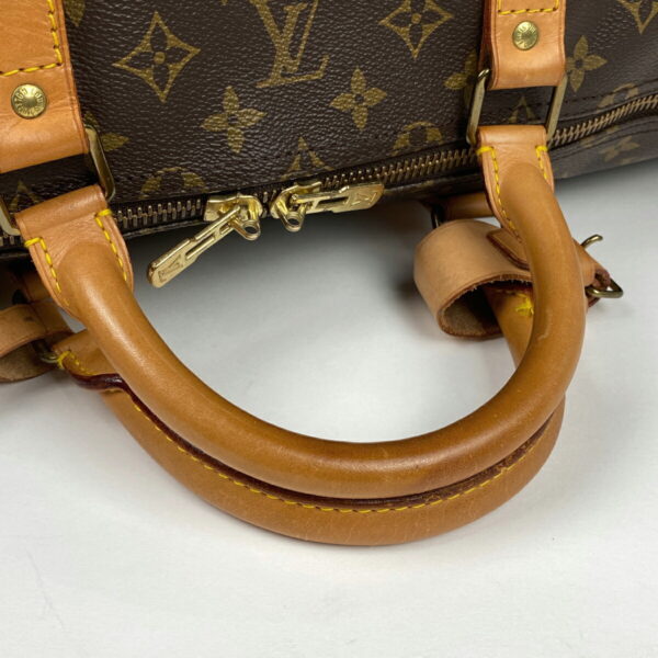 1000056651477 16 Louis Vuitton Keepall Bandouliere 60 Bag Monogram Brown