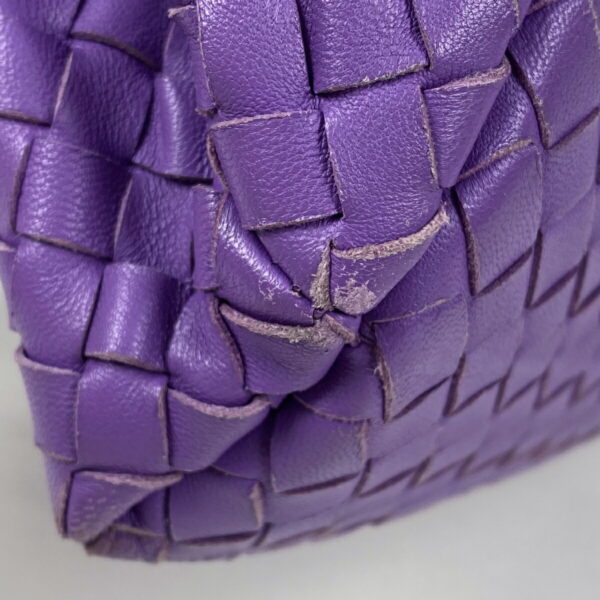 1000057097922 13 Bottega Veneta Intrecciato Chain Leather Olympia Shoulder Bag Purple