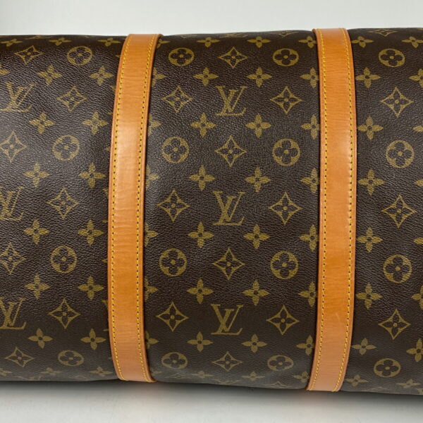 1000057177419 12 Louis Vuitton Keepall Bandouliere 60 2way Bag Monogram Brown