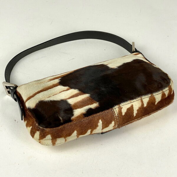 1000057633816 12 FENDI Zucca Mamma Bucket Shoulder Animal Pattern Harako Brown