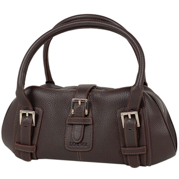 1000057971857 11 Loewe Senda Mini Handbag Leather Brown