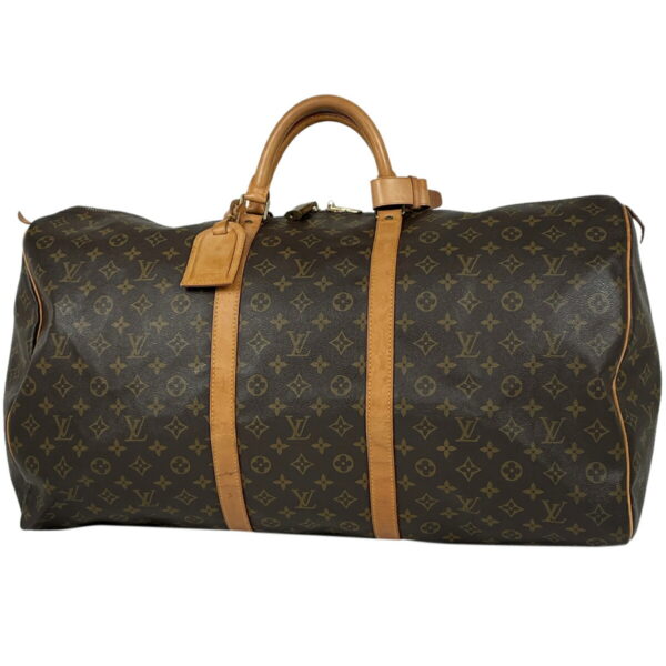 1000058280095 11 Louis Vuitton Keepall 60 Bag Monogram Brown