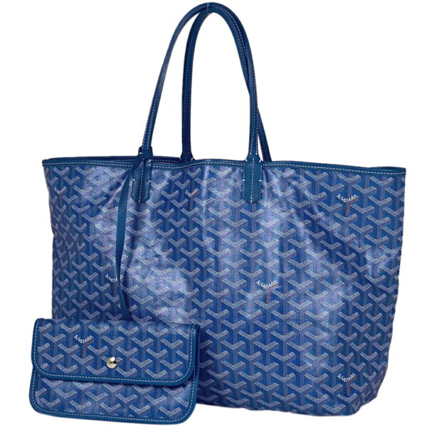 1000059063277 11 Goyard Saint Louis PM Reversible Shoulder Bag Canvas Blue