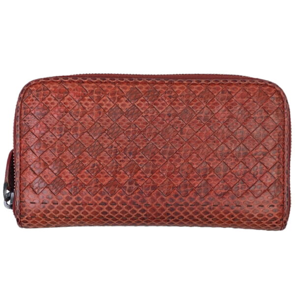 1000059224777 11 Bottega Veneta Intrecciato Leather Long Wallet Red