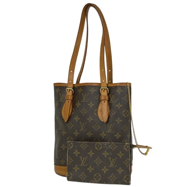 1000059827169 11 Louis Vuitton Petit Bucket PM Shoulder Tote Bag Monogram Brown