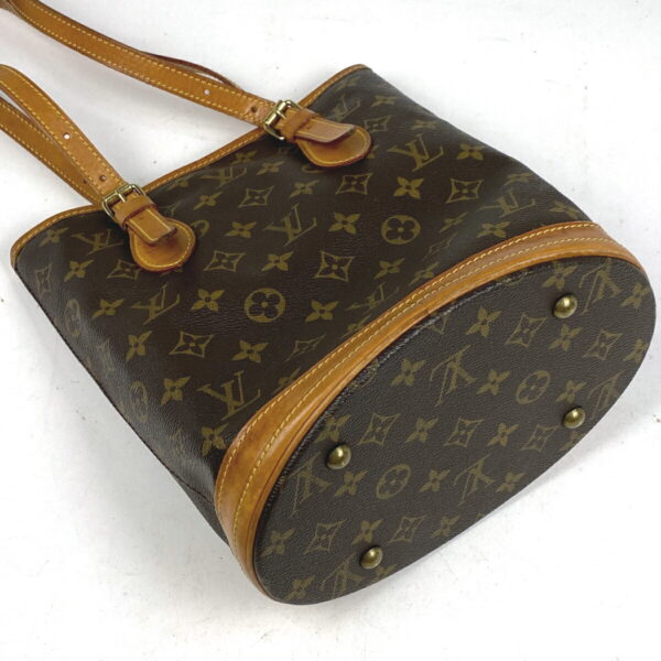 1000059827169 12 Louis Vuitton Petit Bucket PM Shoulder Tote Bag Monogram Brown