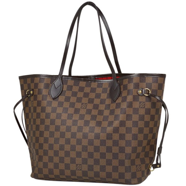 1000060016705 11 Louis Vuitton Neverfull MM Shopping Tote Bag Damier Brown